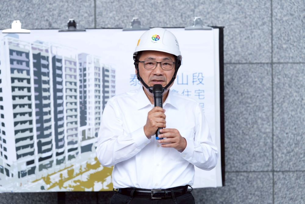 《圖說》市長侯友宜表示，泰山中山段青年社會住宅未來將提供210戶住宅單元，打造交通便捷、生活機能完善的全齡友善社區。〈城鄉局提供〉