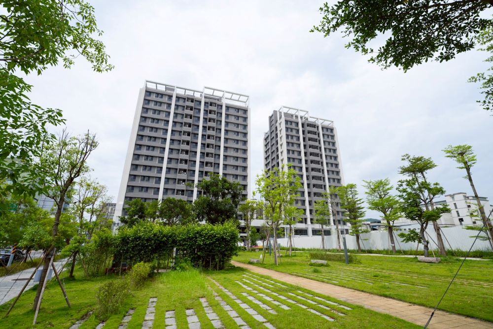 《圖說》泰山中山段社會住宅即將完工。〈城鄉局提供〉