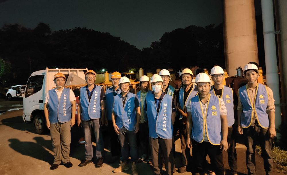 《圖說》侯友宜市長表示，天災的發生無法預測，同島一心，新北市與各縣市齊心齊力，共同以搶災為第一要務。〈水利局提供〉