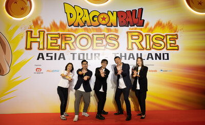 授權方及主辦單位代表齊集「龍珠：英雄崛起」亞洲巡迴展泰國站開幕儀式，與粉絲一同歡慶盛大啟動。