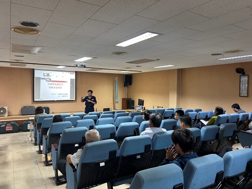 協和電廠交安研習 交警應邀宣導交安 7 一 14