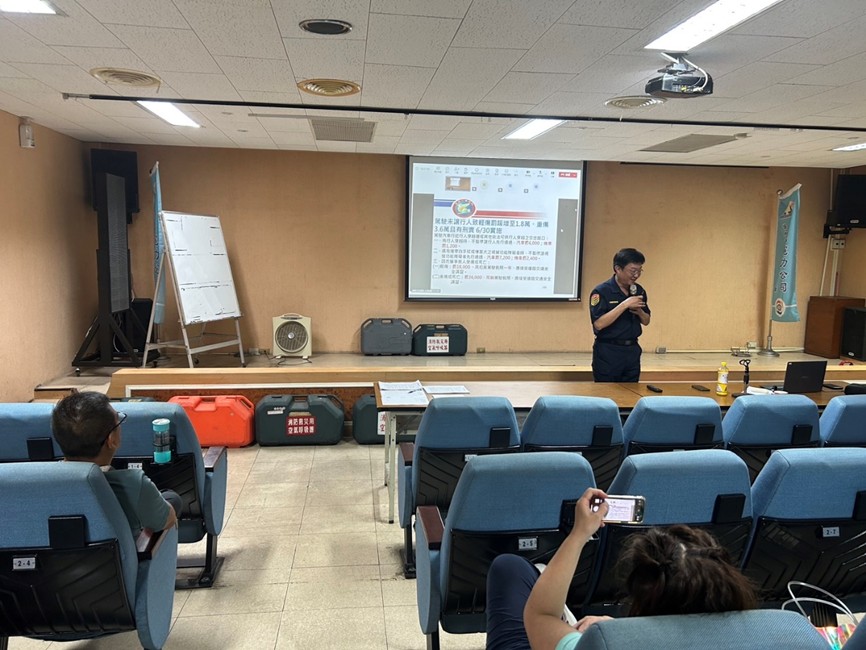 協和電廠交安研習 交警應邀宣導交安 9 三 6