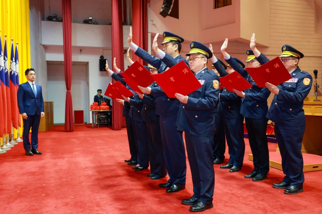 臺北市政府警察局卸 新任分局長 大隊長聯合布達交接典禮 2 二