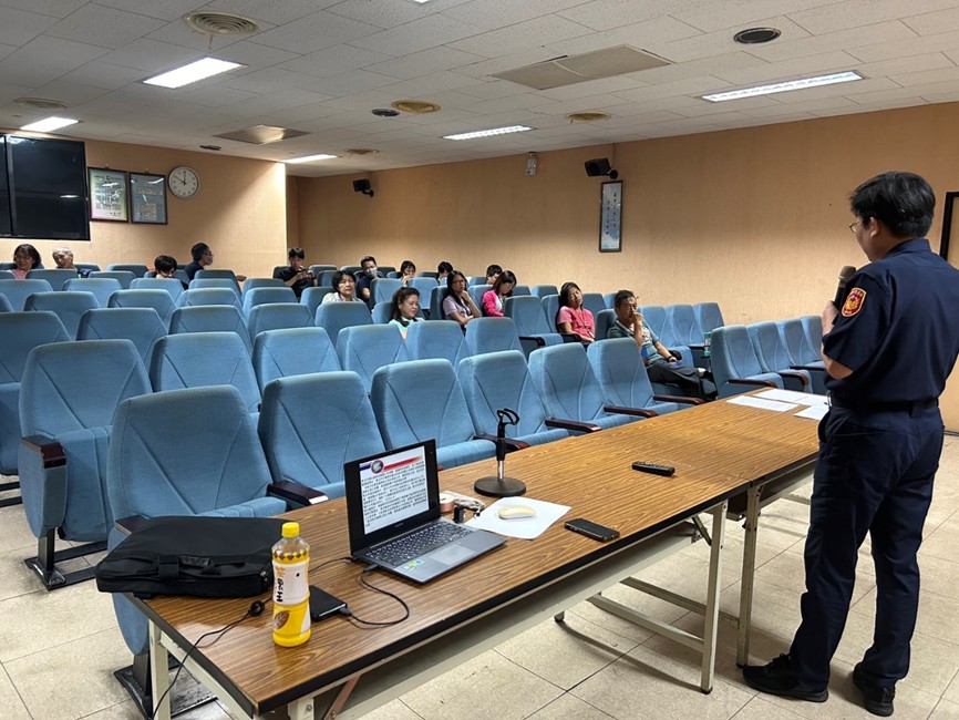 協和電廠交安研習 交警應邀宣導交安 8 二 6