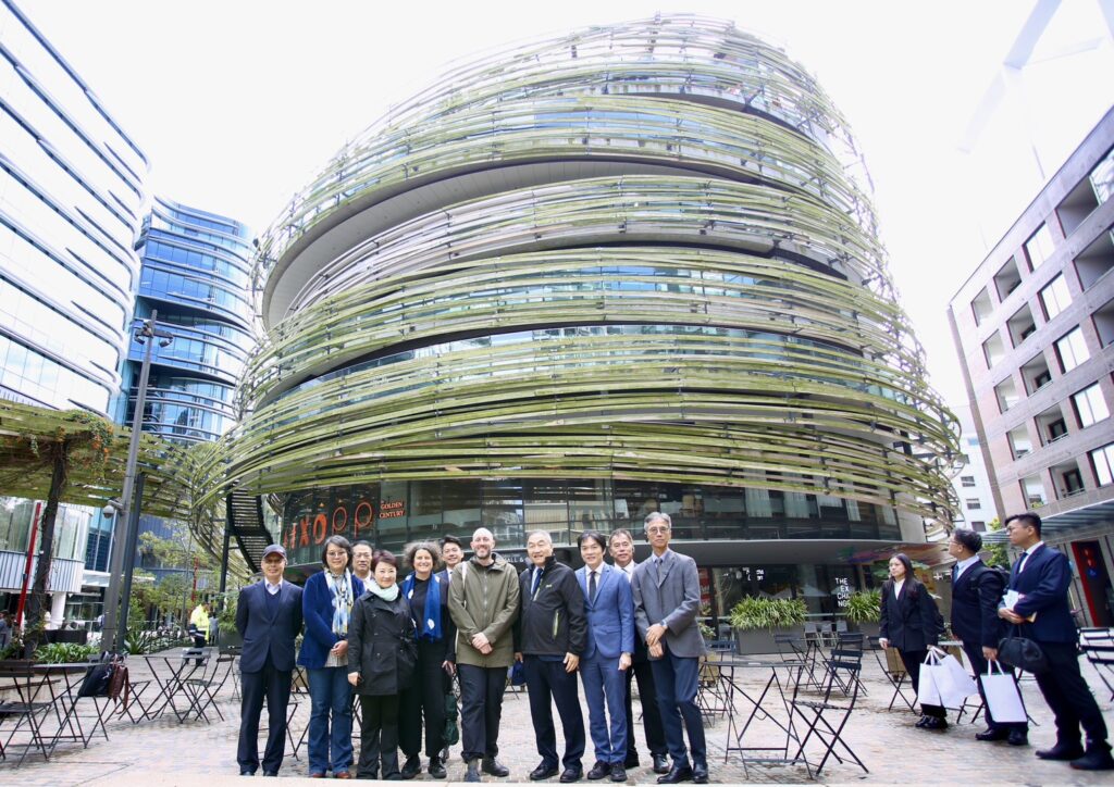 盧市長率團訪雪梨知名地標達令港the exchanges 鳥巢