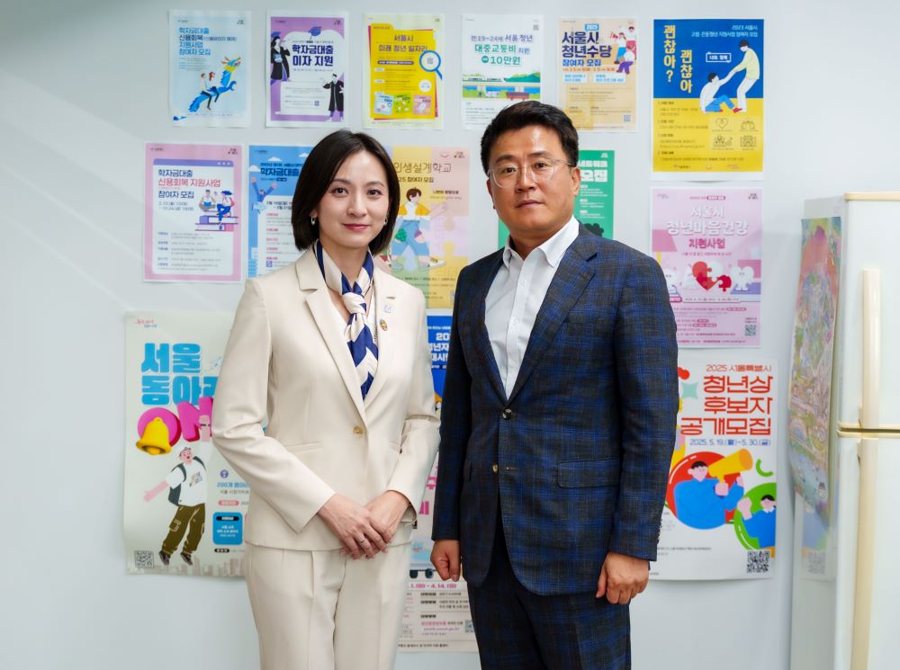 新北青年局進軍首爾 手創展秀實力 深化台韓合作 2 《圖說》邱兆梅拜會首爾市政府青年政策主管機關「未來青年企劃團」。〈青年局提供〉