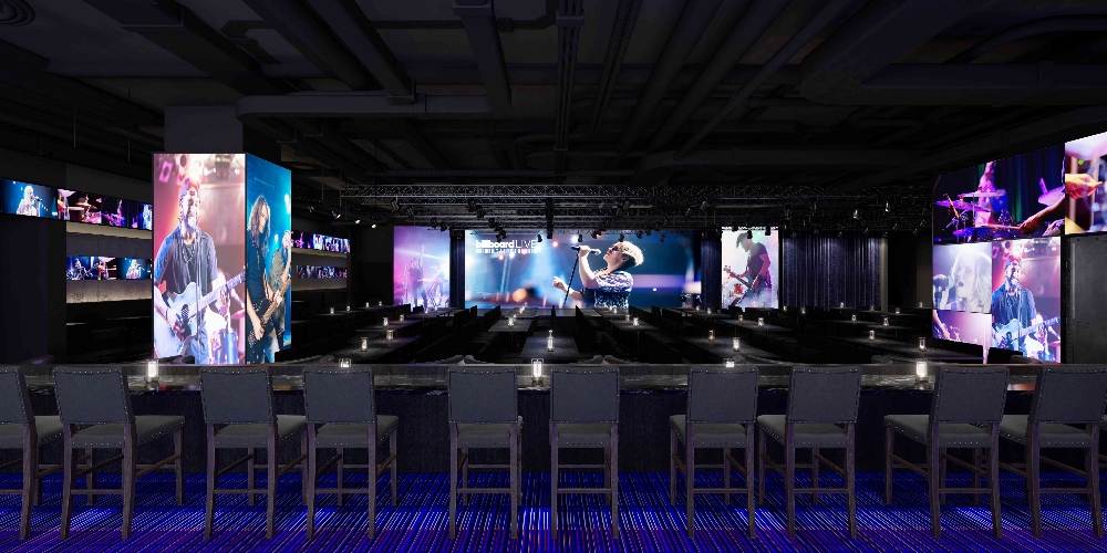 圖▲約 300 席的專屬座席，融合頂級音響與精緻餐飲，讓歌手與樂迷近距離交流，共同沉浸於現場音樂的震撼。(圖/Billboard Live TAIPEI提供)