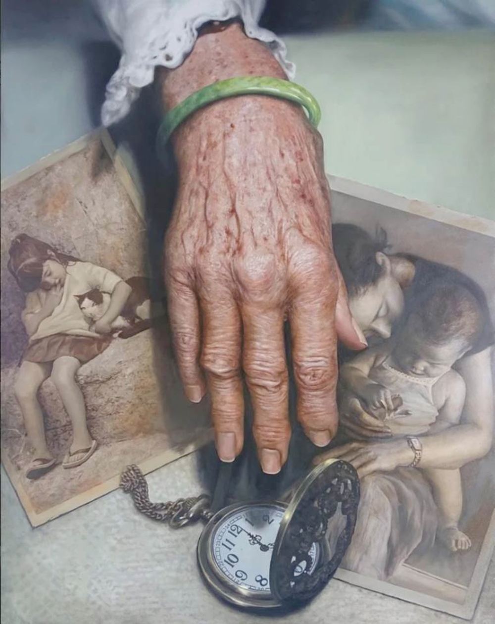 圖▲阿嬤的手。