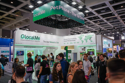 GlocalMe展位現場人氣高漲 GlocalMe展位現場人氣高漲