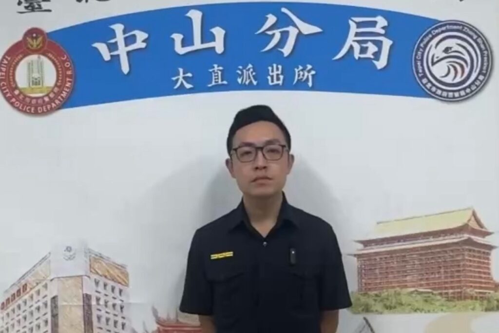 8旬翁獨自佇立大直橋 中山警及時到場阻憾事 1 MEITU 20250909 105340942