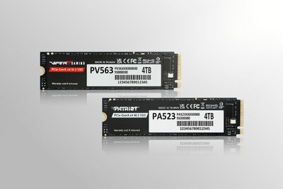 博帝推出全新 Viper PV563 及 Patriot PA523 Gen5 x4 SSD