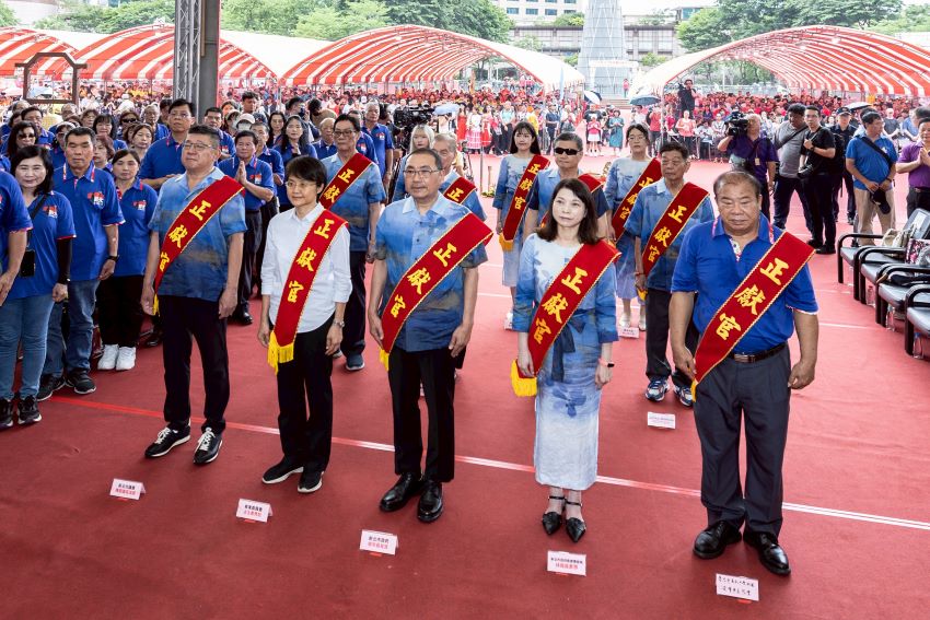《圖說》新北市義民爺文化祭祭祀大典正獻官比例符合性平單一性別不低於三分之一。〈客家局提供〉