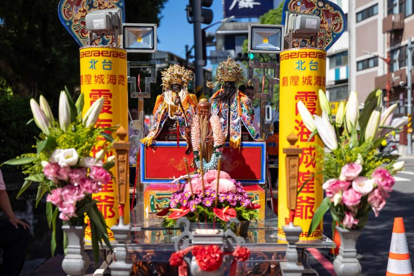 《圖說》10月4日至19日邀請霞海城隍廟神明來林園駐駕祈福。〈文化局提供〉