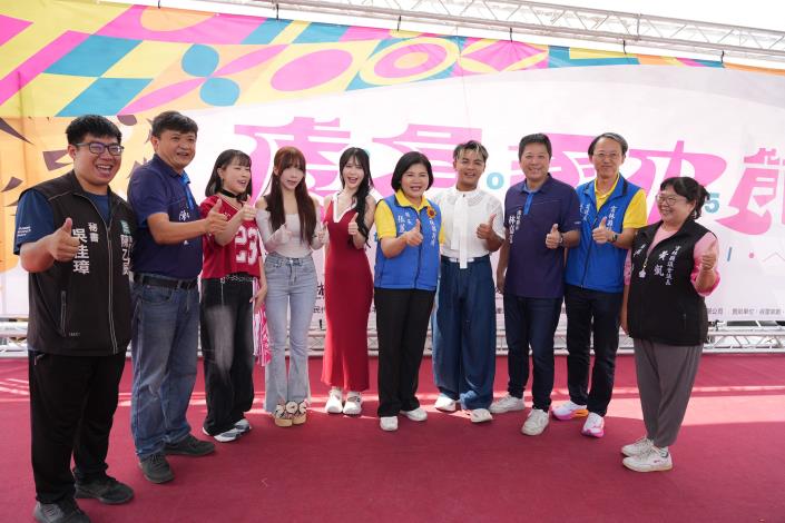 虎尾毛巾節熱鬧開幕　張麗善：活動帶動產業商機、展現雲林創新能量