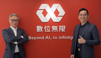 數位無限 INFINITIX 執行長 陳文裕(左)、營運長陳宗逸(右)